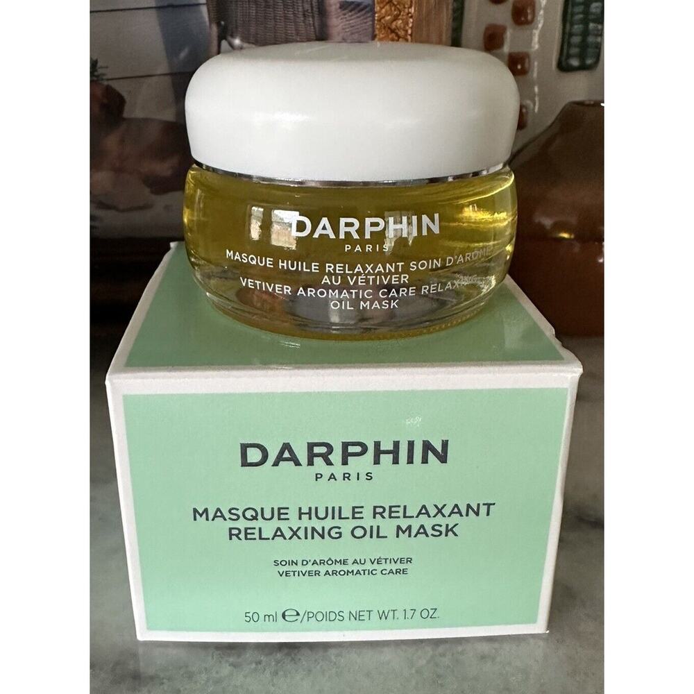 Darphin Vetiver Aromatic Care Relaxing Oil Mask 1.7oz/50ml New In Box